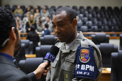 Soldado Emmanuel foi distinguido com diploma na tarde desta segunda-feira