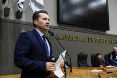 Vereador Mauro Zacher (PDT), autor da proposta