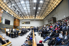 Plenário Otávio Rocha na tarde desta segunda-feira