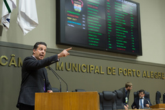 Presidente da Câmara, vereador Valter Nagelstein (MDB)