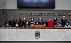 Os estudantes conheceram os principais espaços do Legislativo, como o Plenário Otávio Rocha