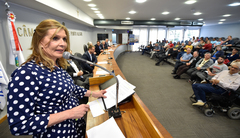 Mônica Leal destacou o papel do poder público e das instituições para a prevenção 