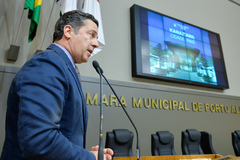 Vereador Valter Nagelstein, presidente da CMPA