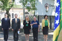 Autoridades prestigiam ato do Dia da Bandeira