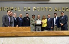 Coronel Ikeda representou a Brigada na cerimônia da Câmara