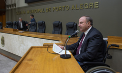 Vereador Paulo Brum, autor da proposta