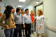 Vereadores verificaram as instalações do hospital na manhã desta terça