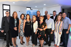 Vereadora Mônica Leal com a nova diretoria e conselheiros da entidade