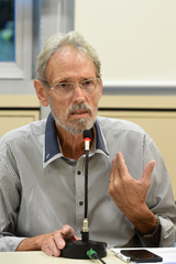 Discussão sobre a Lei Geral dos Táxis. Na foto: dirigente da Aspertáxi, Walter Barcelos