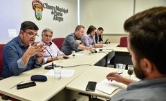 Reunião para tratar da UBS Vila dos Sargentos.