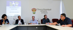 Fraga (d) participou de reunião na Cuthab nesta terça-feira