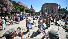 Comemoração teve por local o Largo do Expedicionário