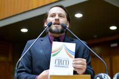 Luciano Fernandes, presidente da Associação de Circo do Rio Grande do Sul