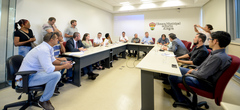 Serviços terceirizados foram o tema na Cosmam hoje de manhã