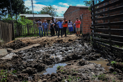 Loteamento sofre com a falta de obras de saneamento básico