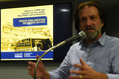 Lançamento da Frente Parlamentar em Defesa do Hospital de Pronto Socorro (HPS), proposição do gabinete do vereador Roberto Robaina