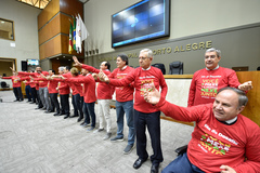 Vereadores participam do Dia do Desafio