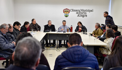 Reunião de Instalação da Comissão Especial para discutir a regulamentação das feiras orgânicas no município de Porto Alegre.