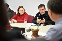 Reunião de Instalação da Comissão Especial para discutir a regulamentação das feiras orgânicas no município de Porto Alegre. Na foto, Ari Henrique Uriartti, representando a Emater/RS.