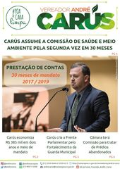 Prestação de contas: 30 meses de mandato