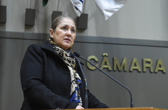 Proponente do projeto, vereadora Lourdes Sprenger (MDB)