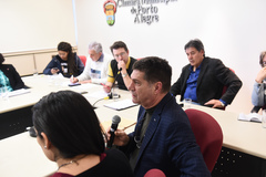 Contratualizações de equipamentos públicos no âmbito da Secretaria Municipal da Cultura. Na foto, o secretário municipal da Cultura, Luciano Alabarse