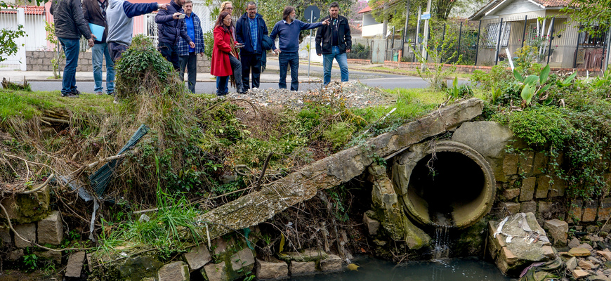 Proposta pretende identificar problemas internos na rede pluvial da cidade