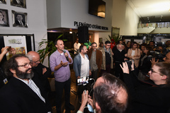 Abertura da exposição "Rir é Risco".