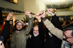 Abertura da exposição "Rir é Risco".