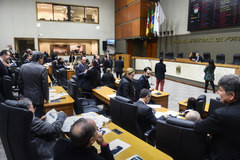 Movimentação no Plenário Otávio Rocha na tarde desta quarta-feira