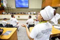 Comissão debate a presença da economia dos povos de matriz africana na vida e na história do mercado público de Porto Alegre e o impacto da “privatização” (PPP).