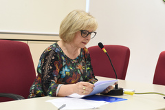 Apresentação do relatorio do Conselho de Acompanhamento e controle Social do Fundeb de Porto Alegre.Com a presença da Sra. Rosa Pinteiro do CACS.