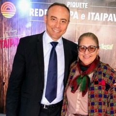 Vereadora Lourdes com Alexandre Gadret