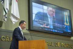 Entrevista do prefeito foi citada na tribuna do plenário, na tarde desta segunda-feira