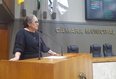 Vereadora Lourdes em Plenário