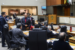 Movimentação de plenário.