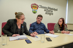 Lourdes Sprenger (à esq.) presidirá a Cosmam até o final de 2019