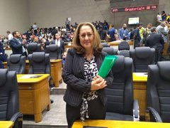 Vereadora em Plenário