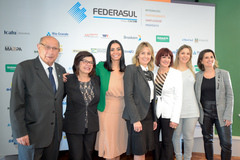 Presidente em exercício, Vereador Reginaldo Pujol (DEM), prestigiou palestras sobre mulheres empreendedoras