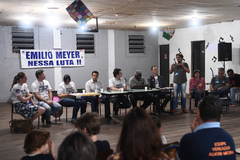 Comissão faz debate sobre a continuidade do Ensino Médio na Escola Emílio Meyer, na sede da Amavtron.