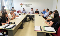 Comissão recebe os servidores da PROCEMPA.