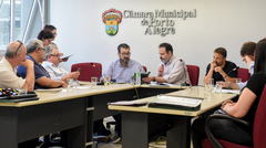 Comissão recebe os servidores da PROCEMPA.