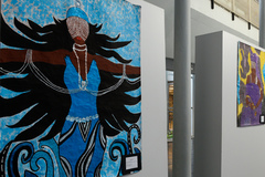 Exposição "O Sagrado na Cultura Negra, Orixás e suas Representações.