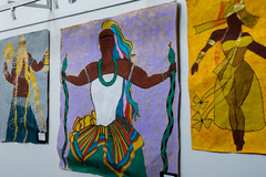 Exposição "O Sagrado na Cultura Negra, Orixás e suas Representações.