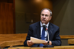 Vereador Paulo Brum na tribuna