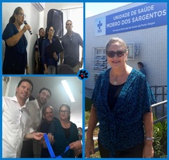 Vereadora Lourdes na Unidade de Saúde da Vila dos Sargentos