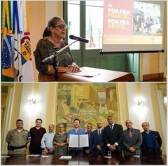 Vereadora Lourdes representou a Câmara no Paço Municipal