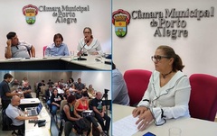 Vereadora Lourdes na reunião da Cosmam em 11/02/20