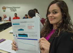 Comissão debate Projeto de Lei sobre taxação em aplicativos de transportes na capital.