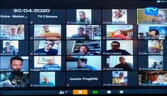 Vereadores se reuniram hoje para mais uma sessão online